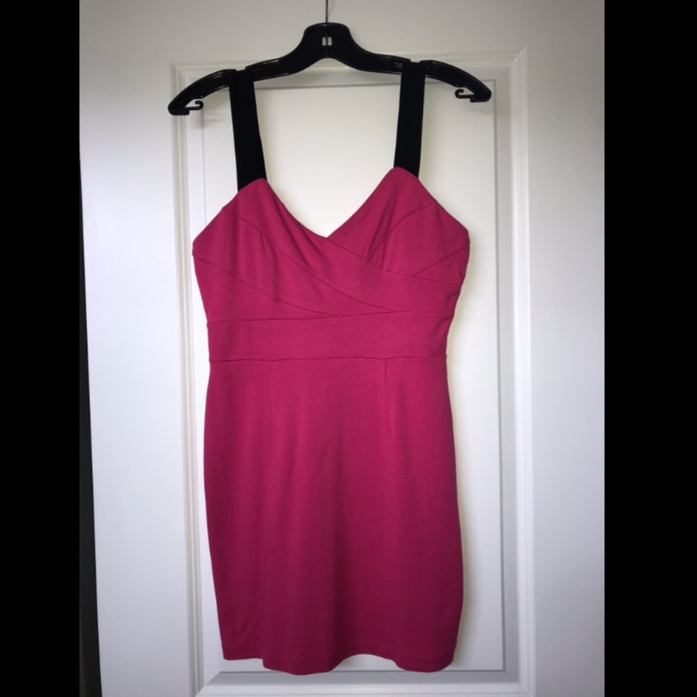 Forever 21 Hot Pink Sleeveless Bodycon Dress